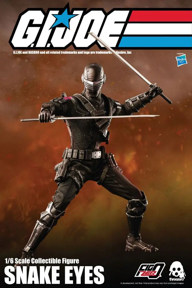 G.I. Joe FigZero Action Figure 1/6 Snake Eyes 30 cm product photo