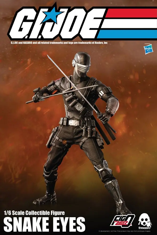 G.I. Joe FigZero Action Figure 1/6 Snake Eyes 30 cm product photo