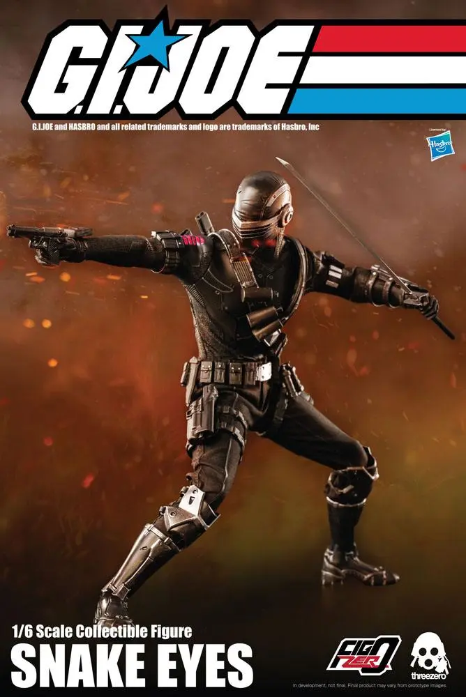 G.I. Joe FigZero Action Figure 1/6 Snake Eyes 30 cm product photo