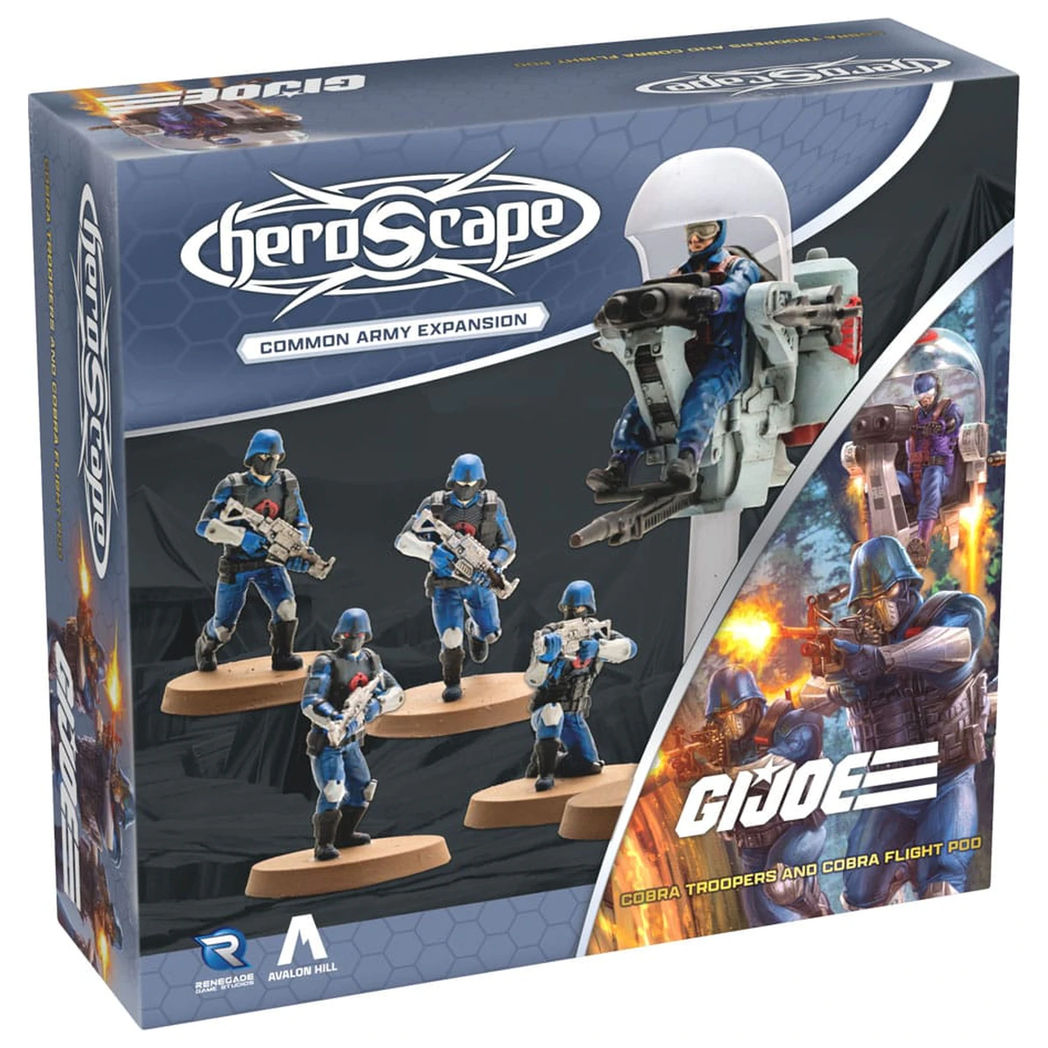 G.I.Joe Heroscape Army Expansion Cobra Troopers & Cobra Flight Pod (Common) *English Version* product photo