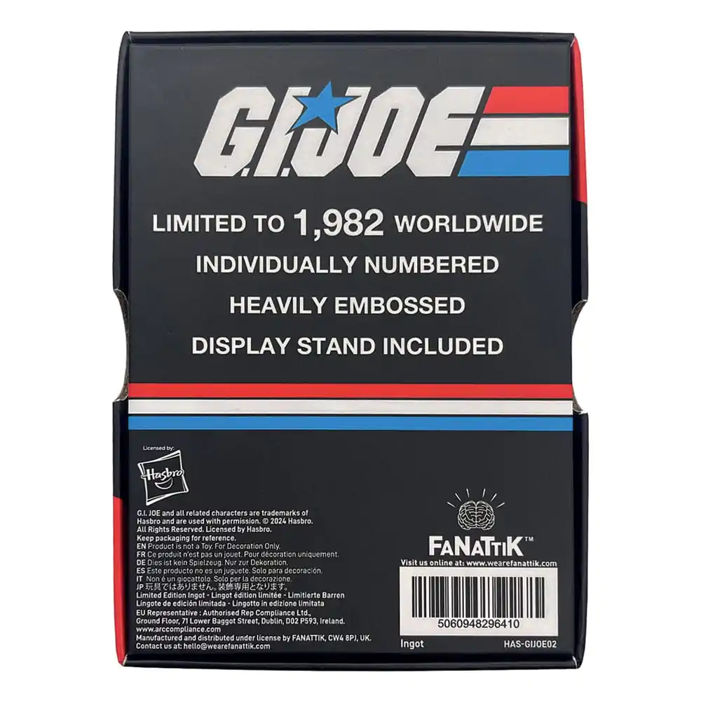 G.I. Joe Ingot A Real American Hero #1 Limited Edition product photo