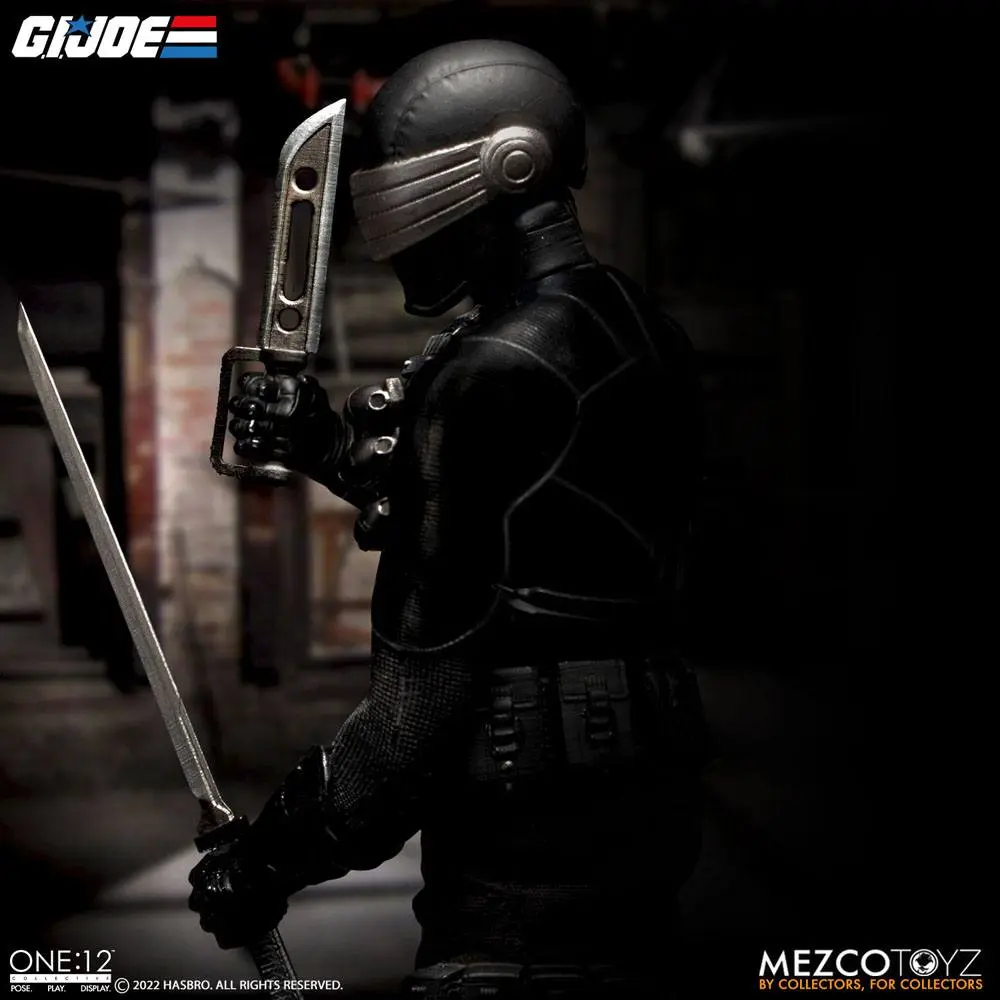 G.I. Joe Light-Up Action Figure 1/12 Snake Eyes Deluxe Edition 17 cm termékfotó