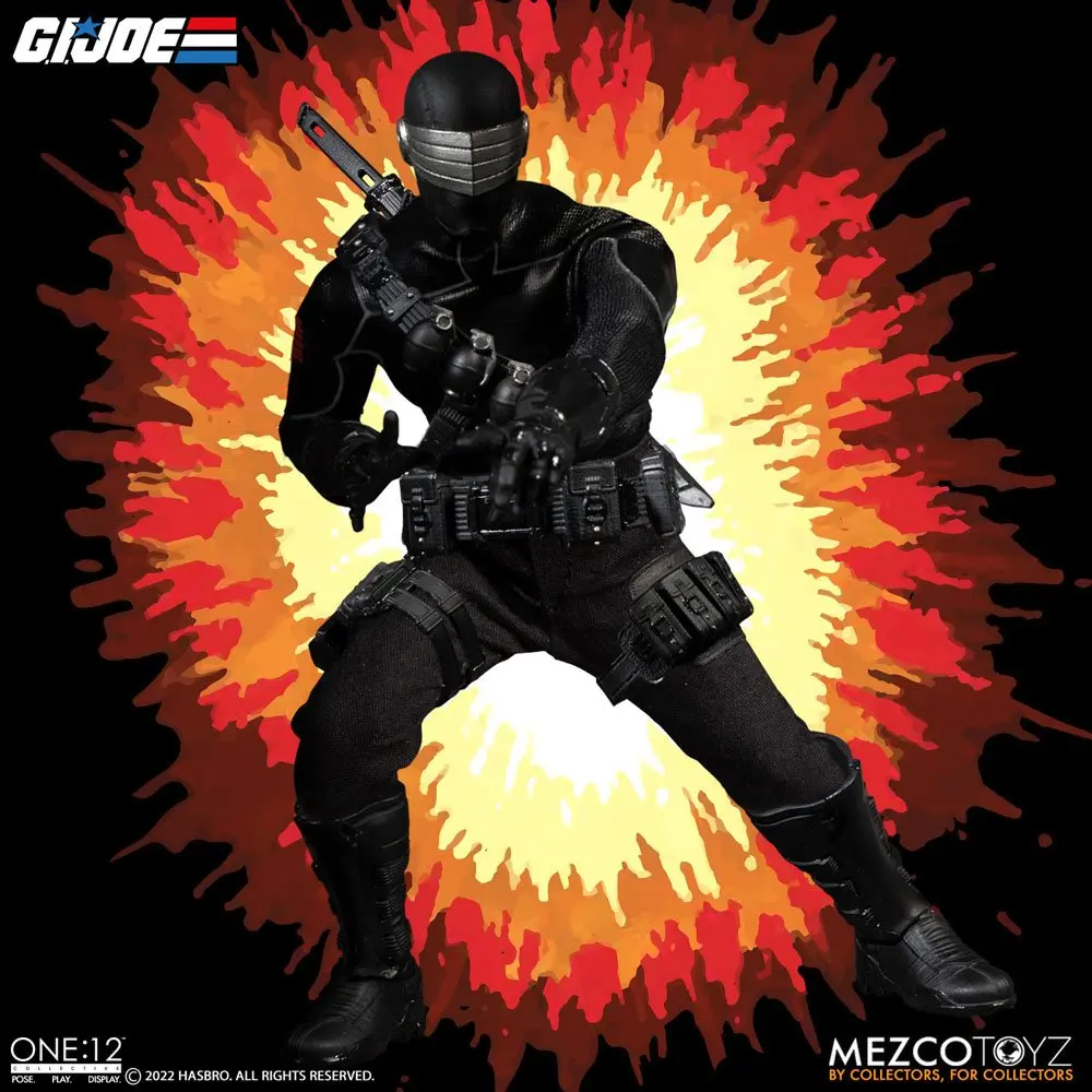 G.I. Joe Light-Up Action Figure 1/12 Snake Eyes Deluxe Edition 17 cm product photo