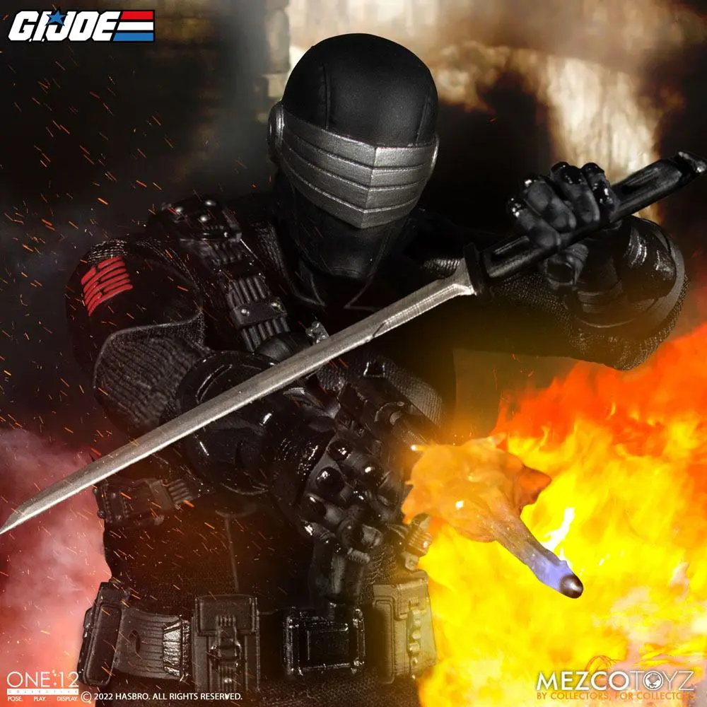 G.I. Joe Light-Up Action Figure 1/12 Snake Eyes Deluxe Edition 17 cm product photo