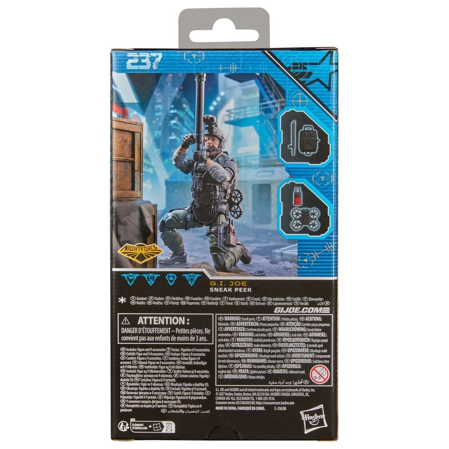G.I. Joe Nightforce Sneak Peek figure 15cm product photo