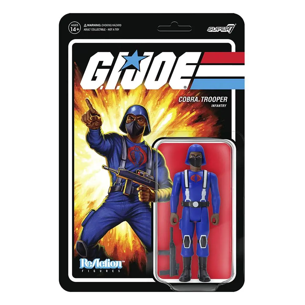 G.I. Joe ReAction Action Figure Cobra Trooper Y-back (Brown) 10 cm product photo