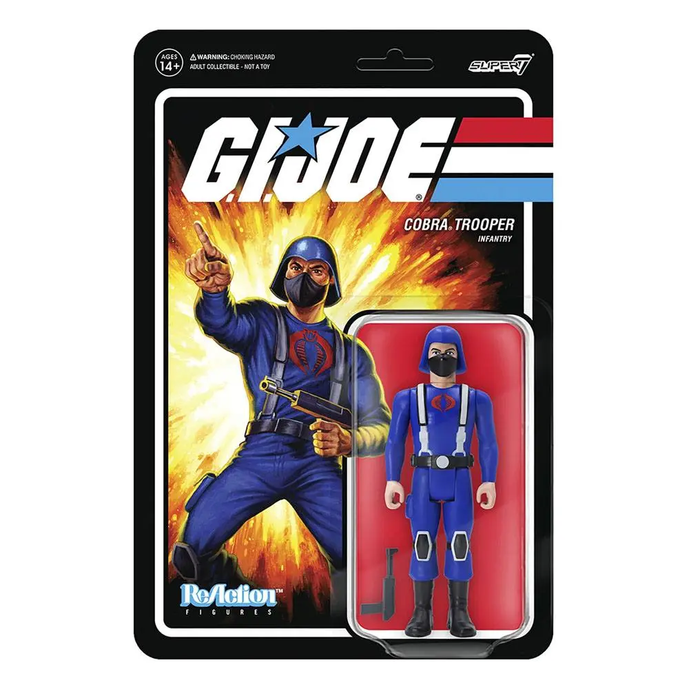 G.I. Joe ReAction Action Figure Cobra Trooper Y-back (Pink) 10 cm product photo
