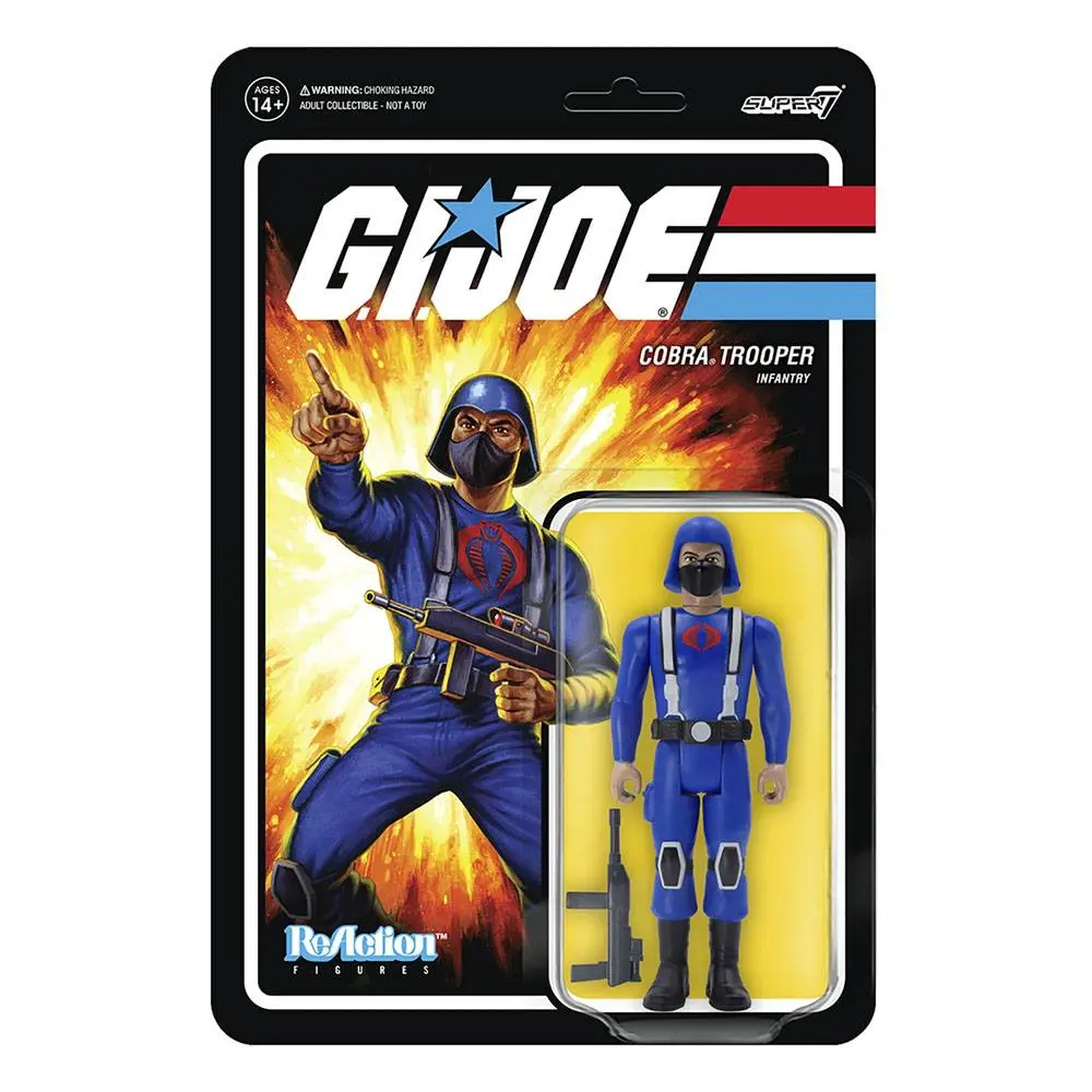 G.I. Joe ReAction Action Figure Cobra Trooper Y-back (Tan) 10 cm product photo