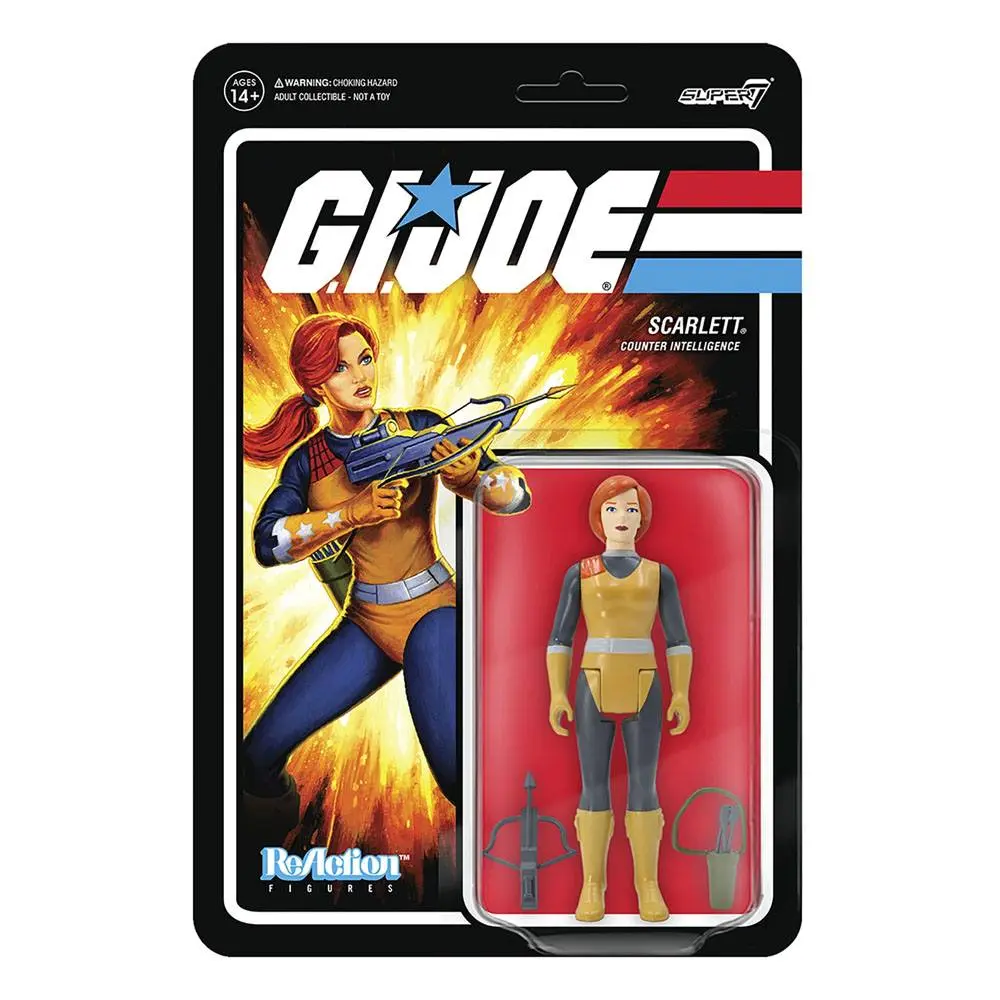 G.I. Joe ReAction Action Figure Scarlett 10 cm product photo