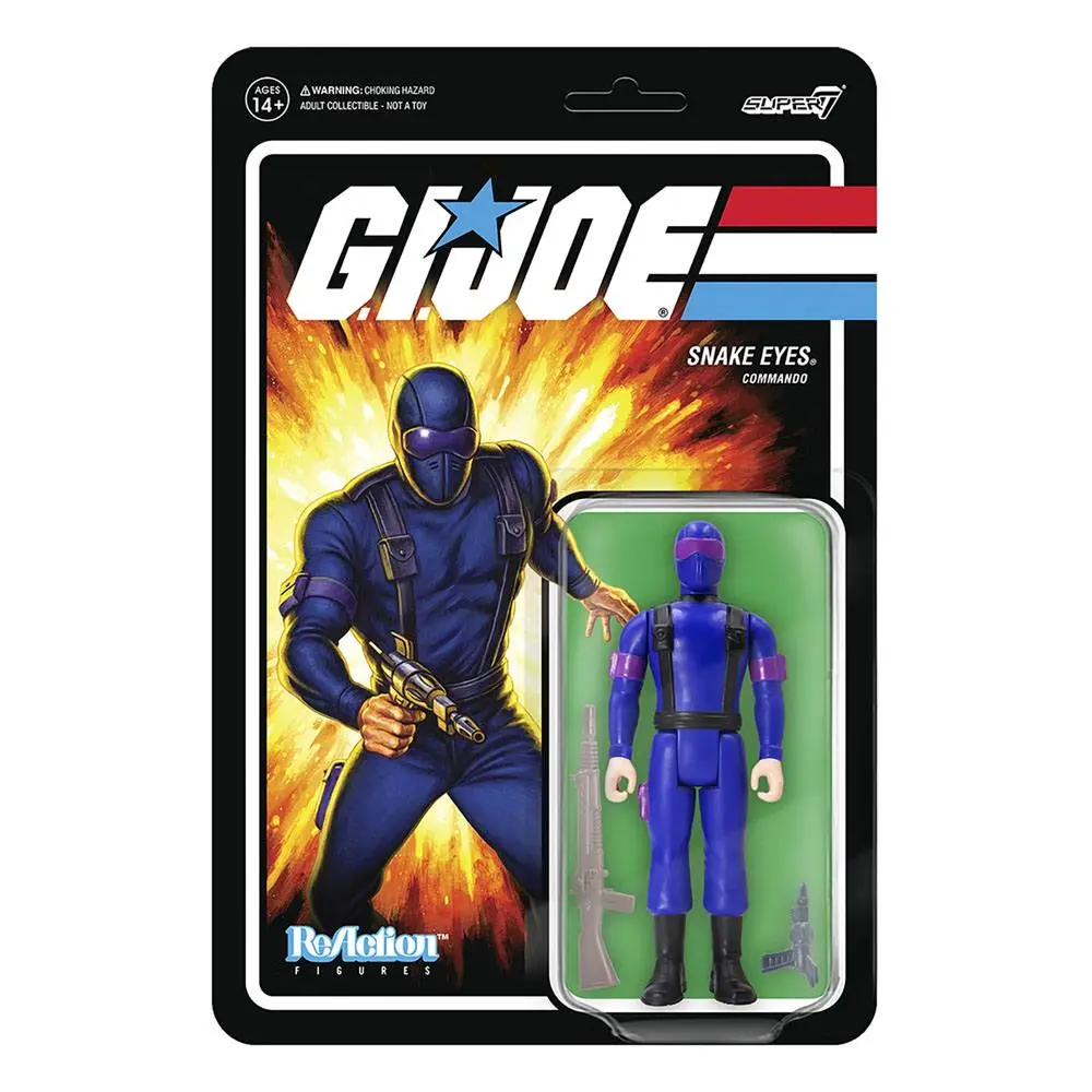 G.I. Joe ReAction Action Figure Snake Eyes (RAH) 10 cm product photo