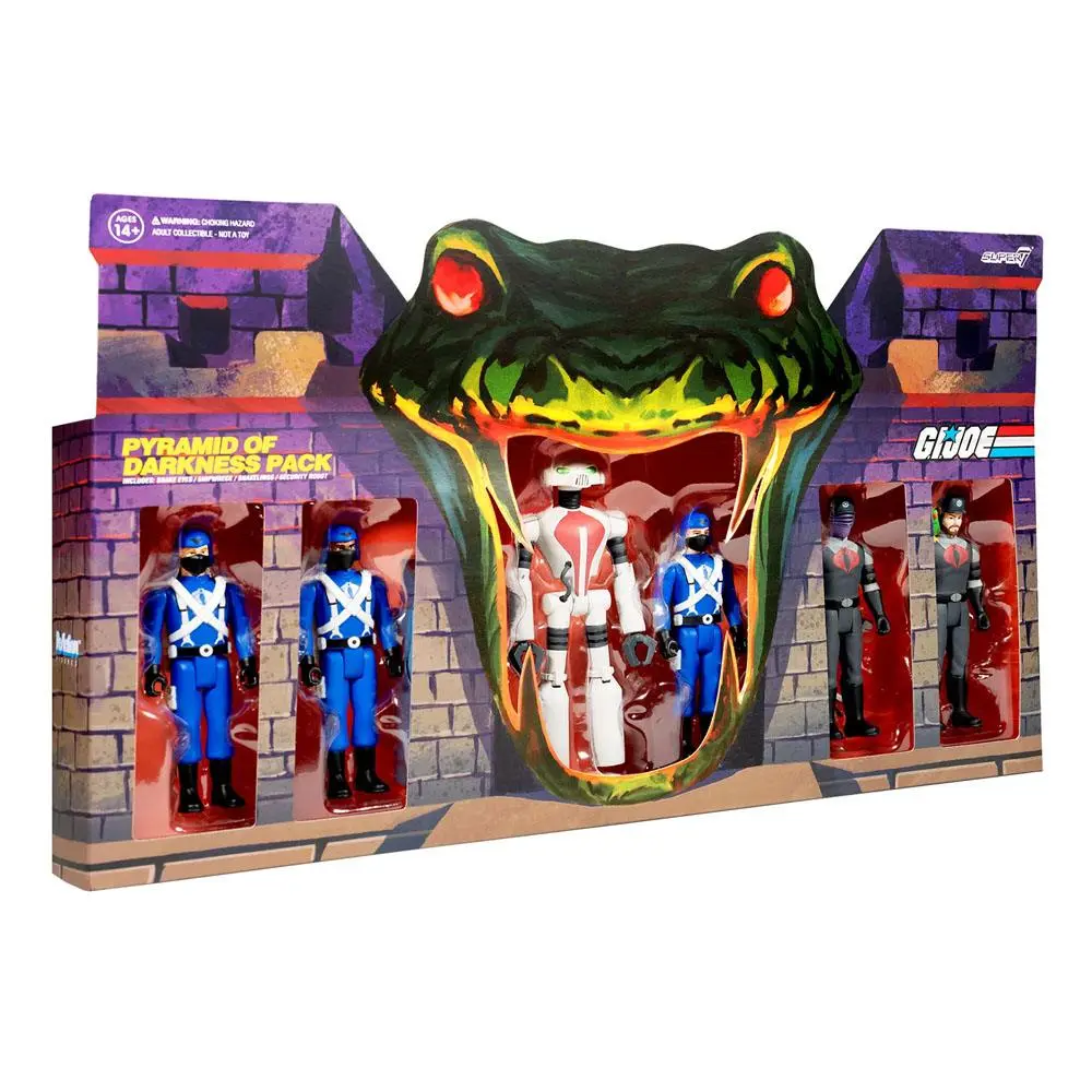 G.I. Joe ReAction Action Figures Snakelings Box Set SDCC22 product photo