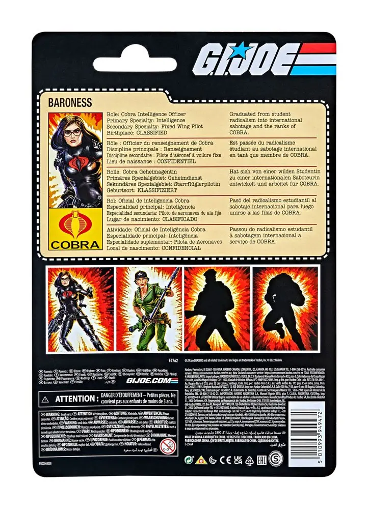 G.I. Joe Retro Collection Action Figure 2022 Baroness 15 cm product photo