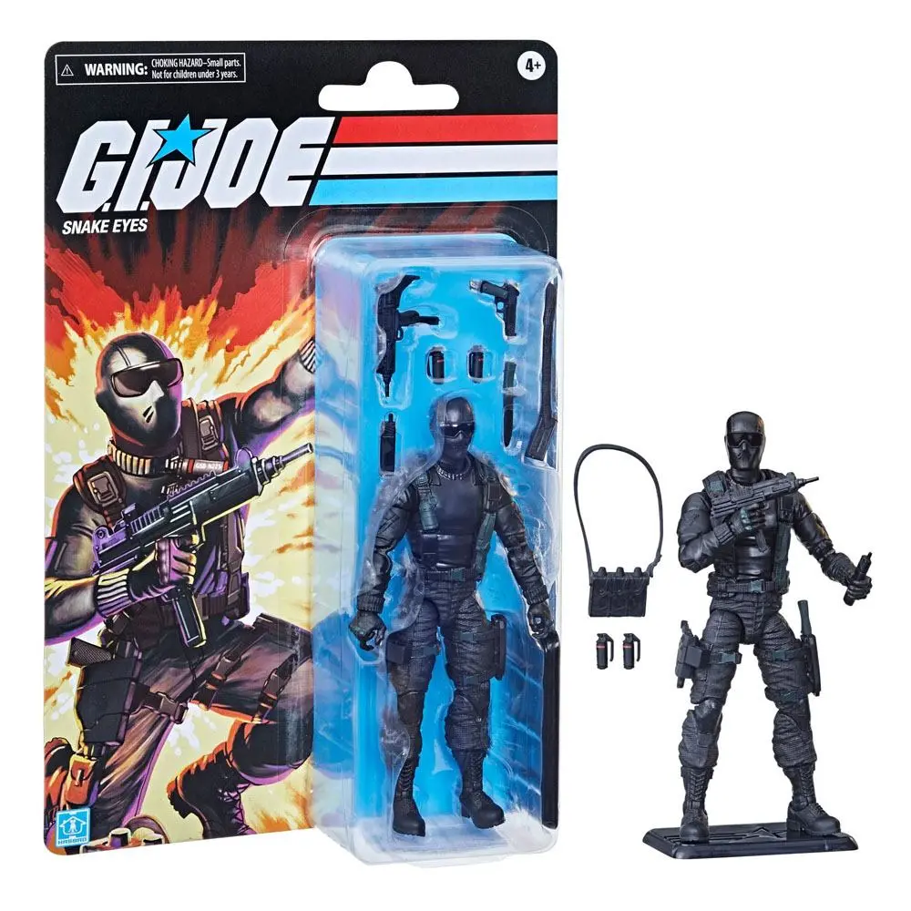 G.I. Joe Retro Collection Action Figure Snake Eyes 15 cm product photo
