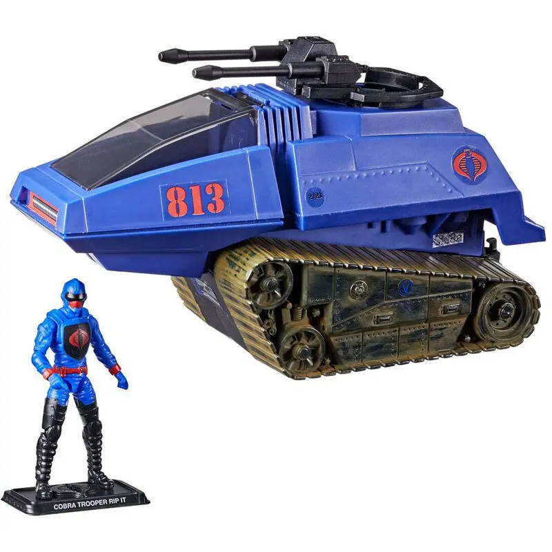 G.i. Joe Retro Vehicle +  H.I.S.S. III Cobra Rip It set figure product photo