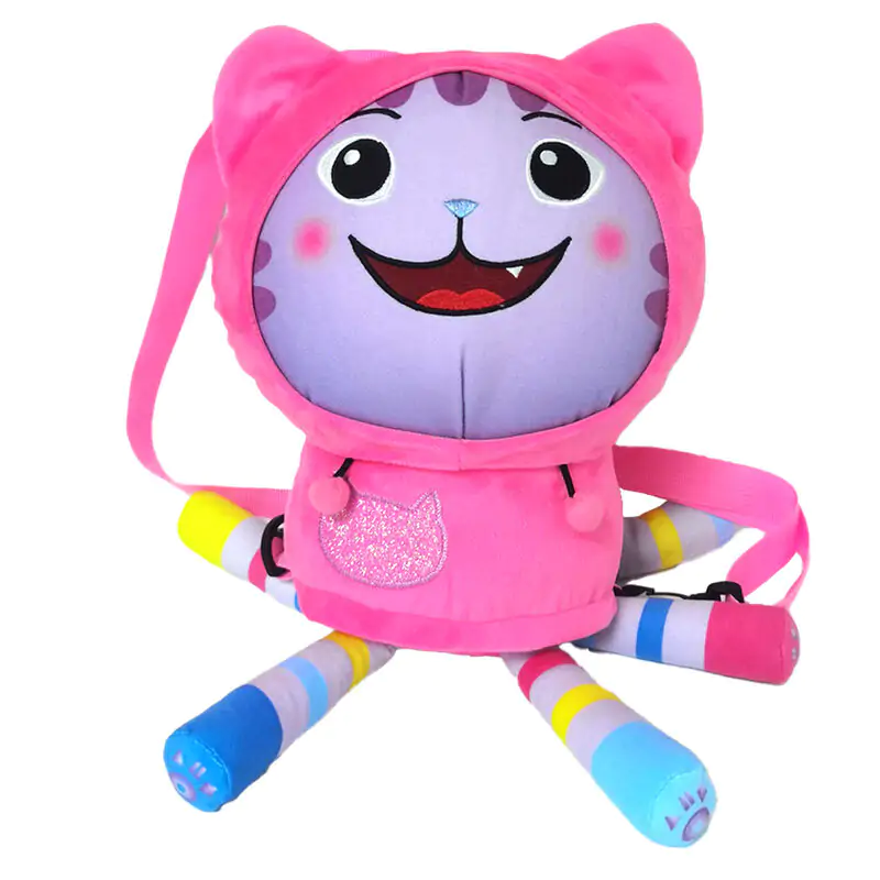 Gabby Doll House plush backpack DJ Hood 38cm product photo
