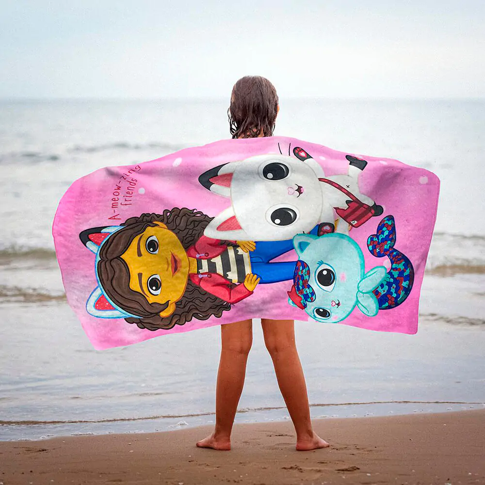 Gabby Doll House microfibre beach towel termékfotó