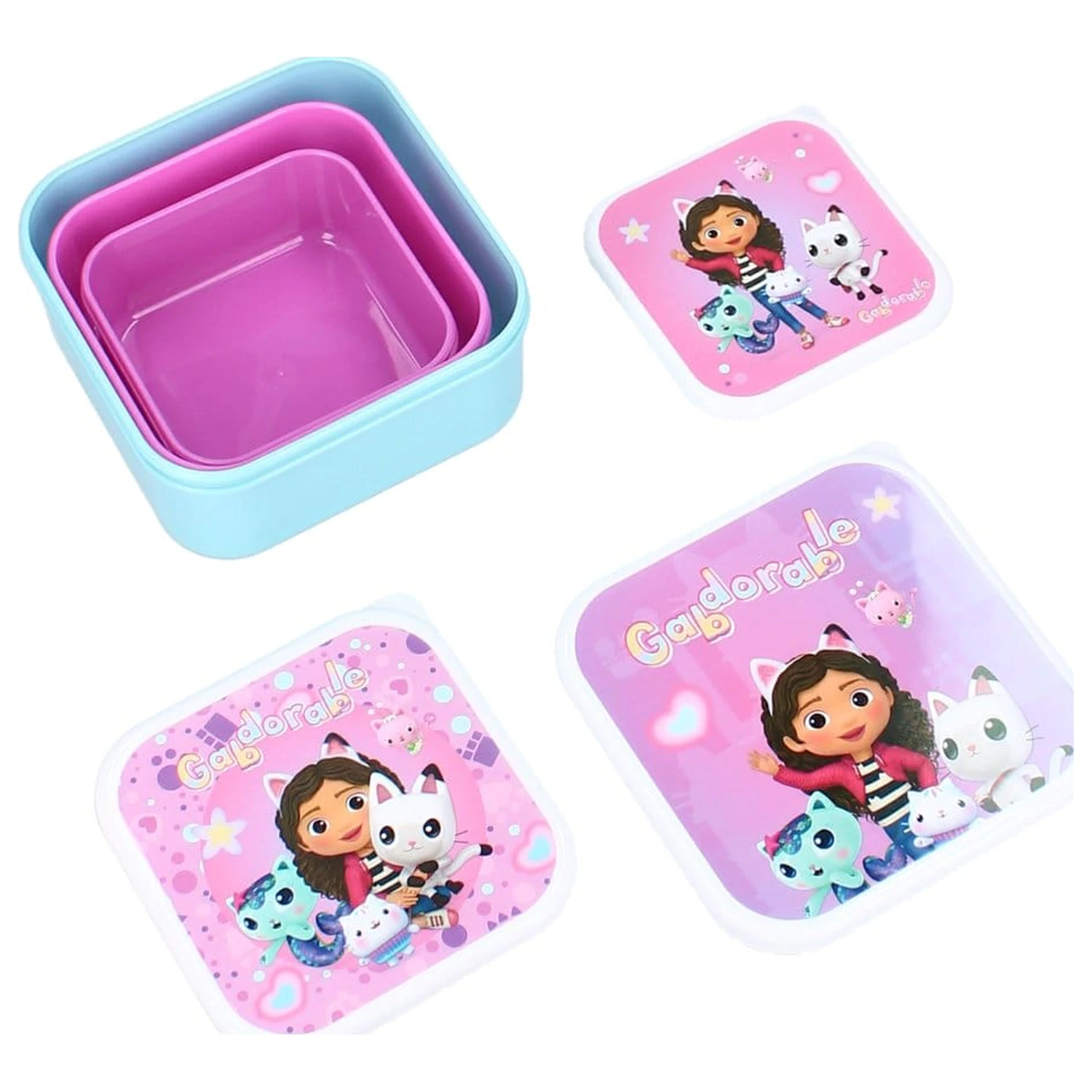 Gabby's Dollhouse Snackbox Set Fresh Bites 12 cm product photo