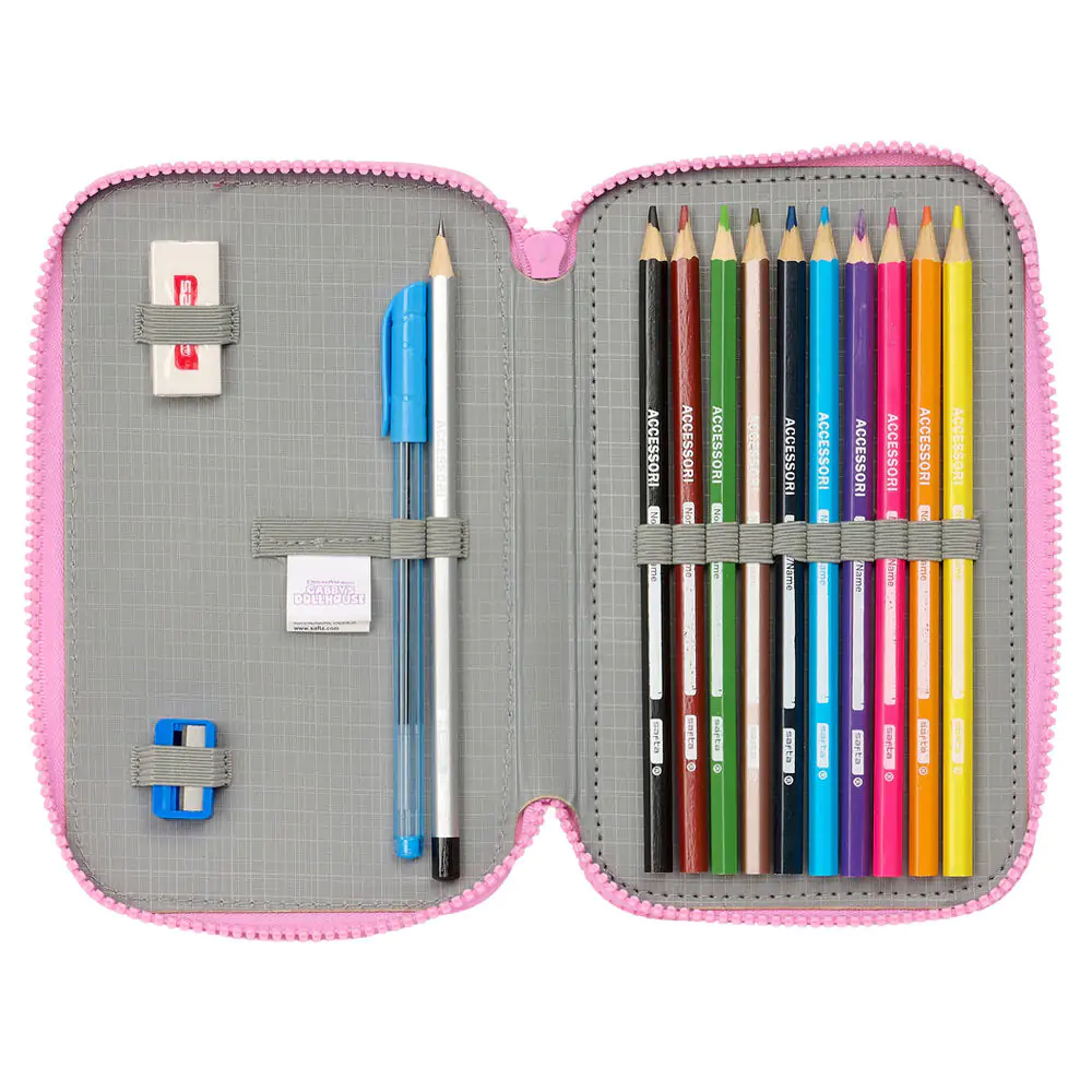 Gabby's Dollhouse Party double pencil case 28pcs product photo