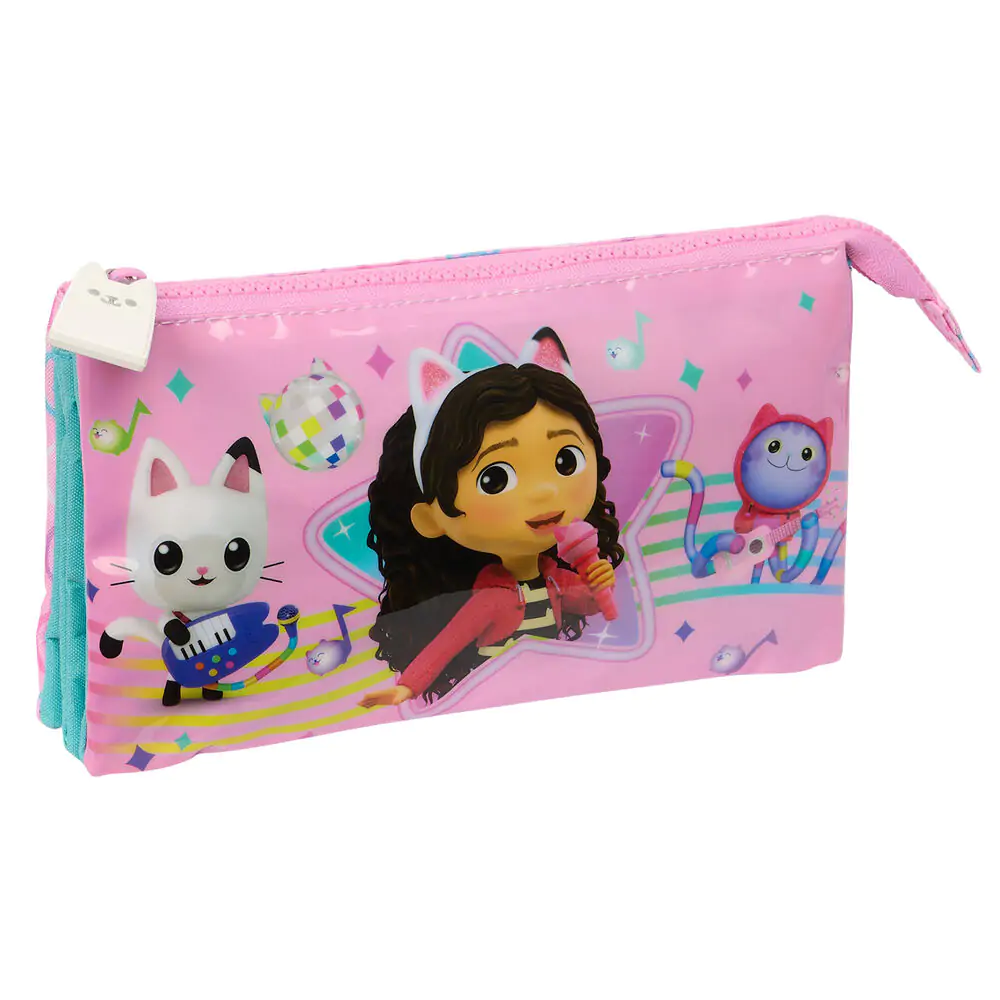 Gabby's Dollhouse Party triple pencil case product photo