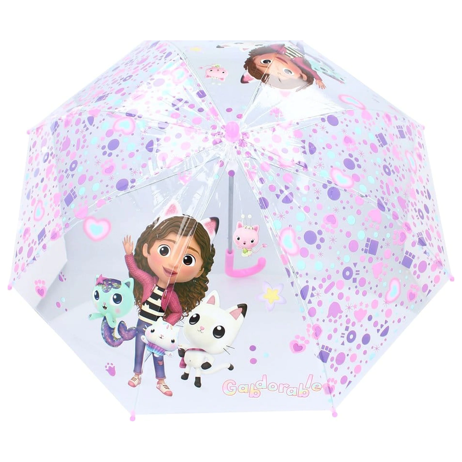 Gabby's Dollhouse Umbrella Rainy Days product photo