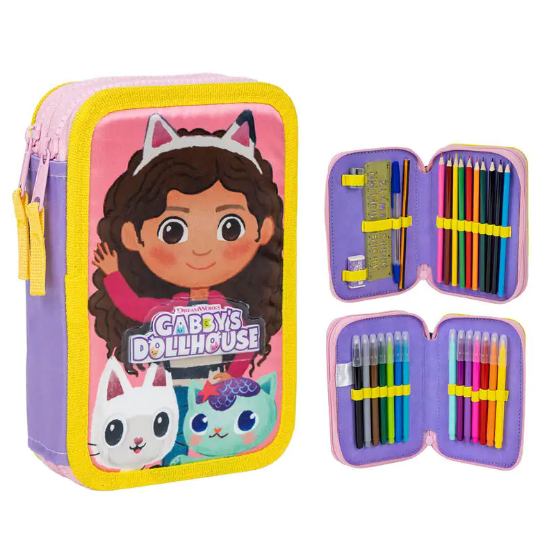 Gabby's Dollhouse double pencil case product photo