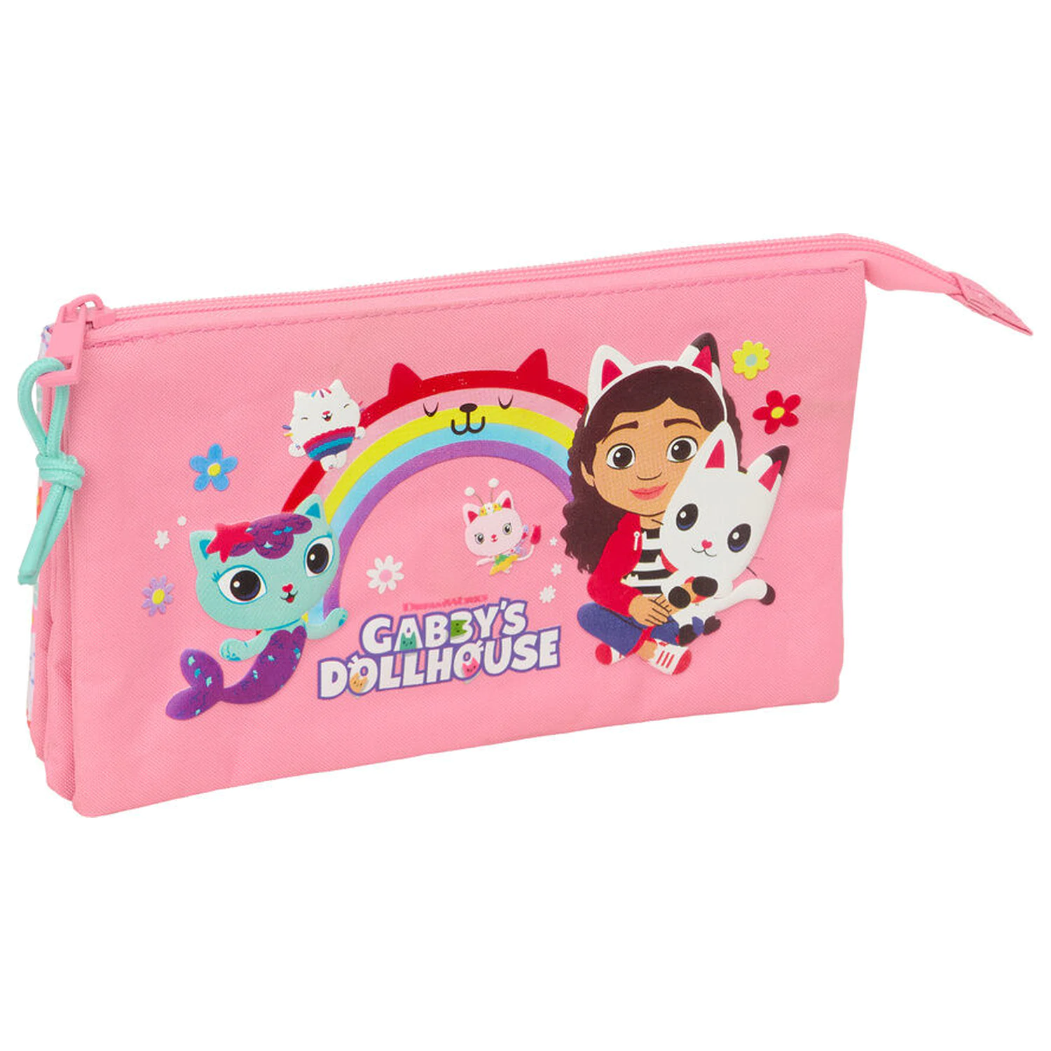 Gabby's Dollhouse triple pencil case product photo