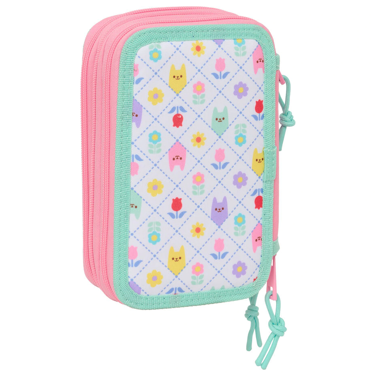 Gabby's Dollhouse triple pencil case 37pcs product photo