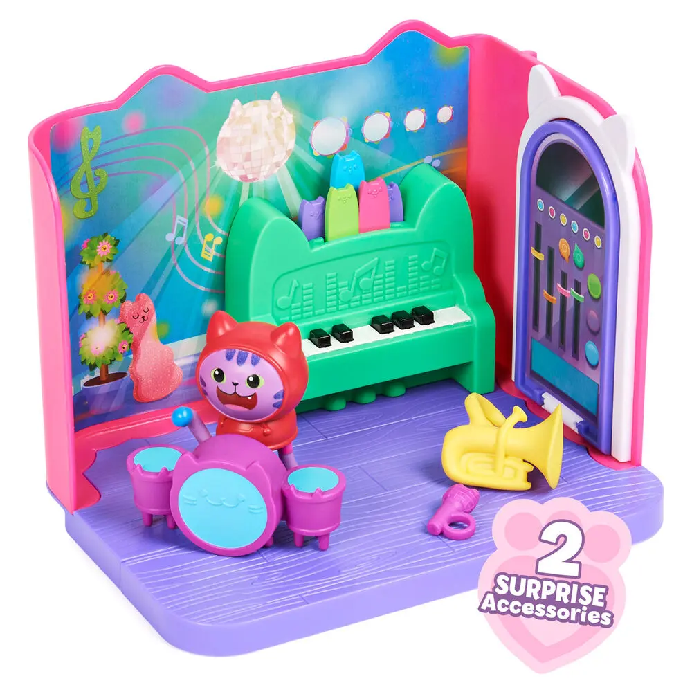 Gabbys Dollhouse Daniel James Catnips Groovy Music Room termékfotó