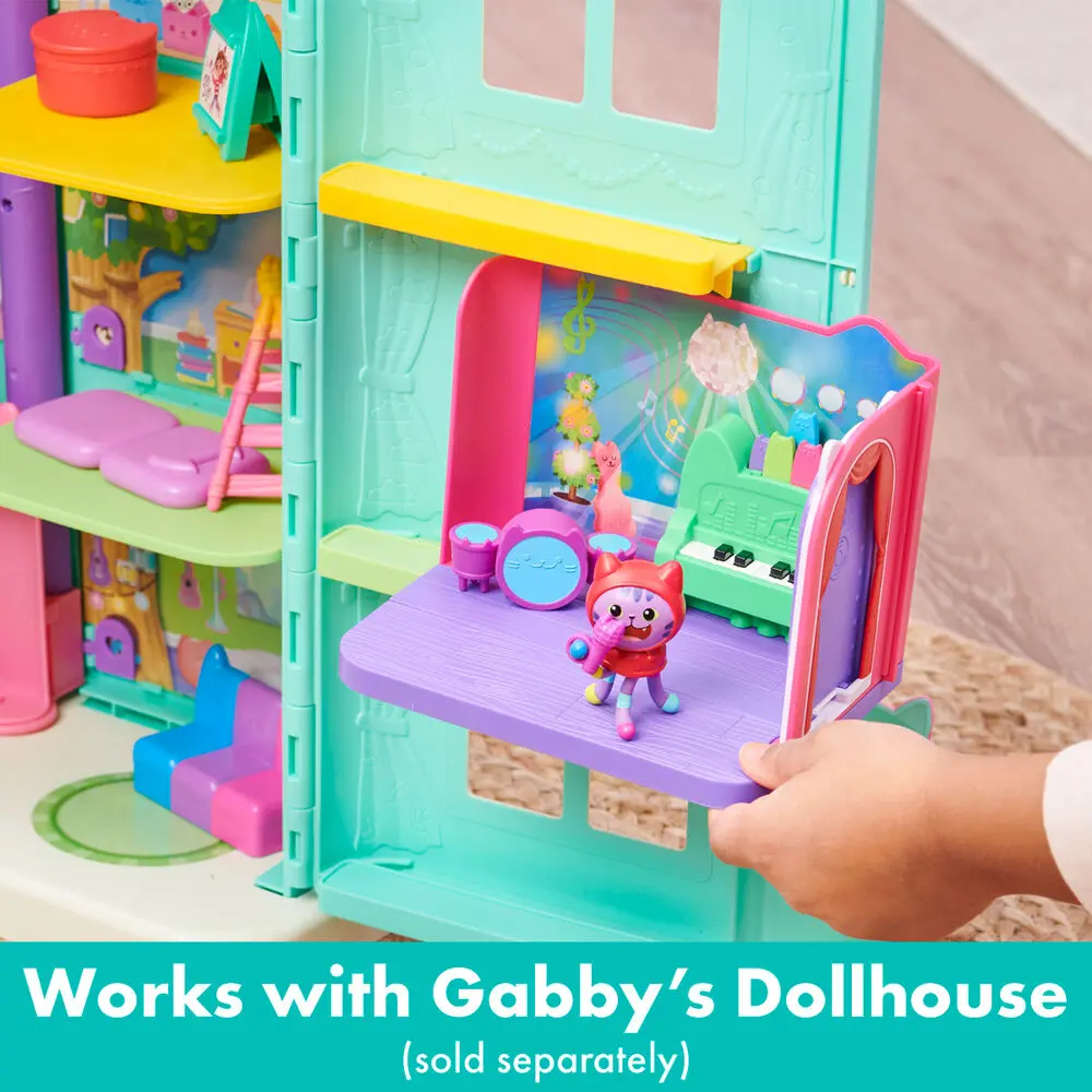 Gabbys Dollhouse Daniel James Catnips Groovy Music Room termékfotó