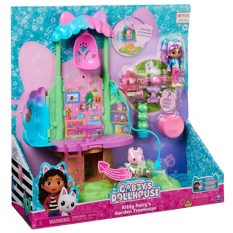 Gabbys Dollhouse Kitty Fairys Playset Tree House product photo