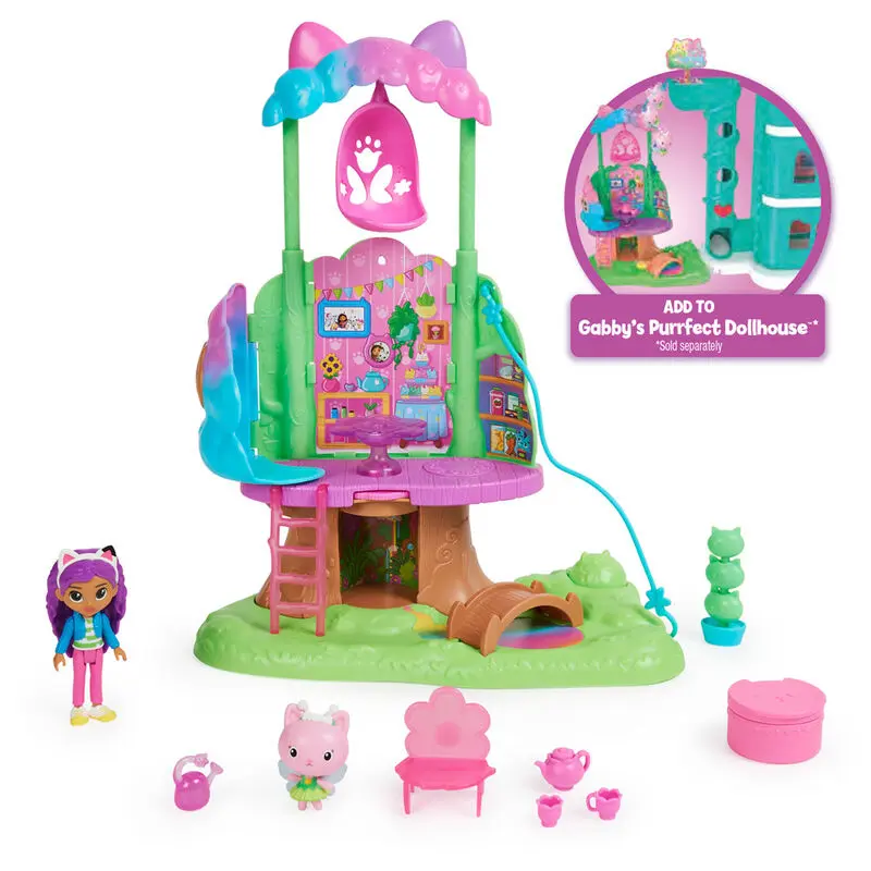 Gabbys Dollhouse Kitty Fairys Playset Tree House product photo