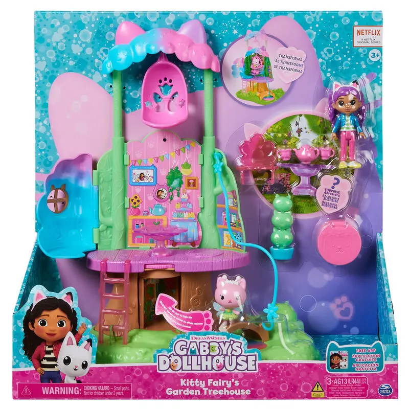 Gabbys Dollhouse Kitty Fairys Playset Tree House product photo