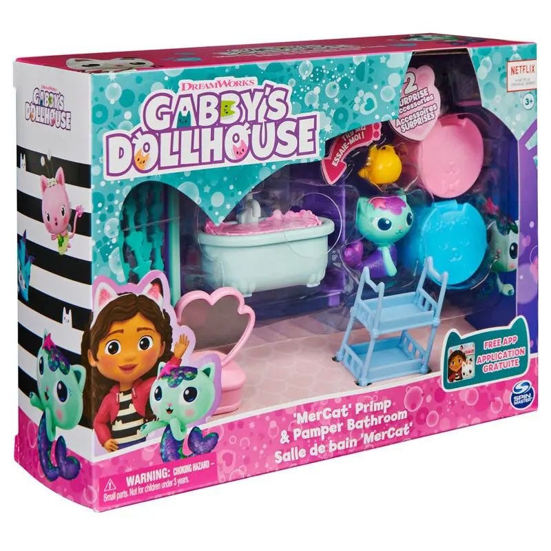 Gabbys Dollhouse MerCat Bath product photo