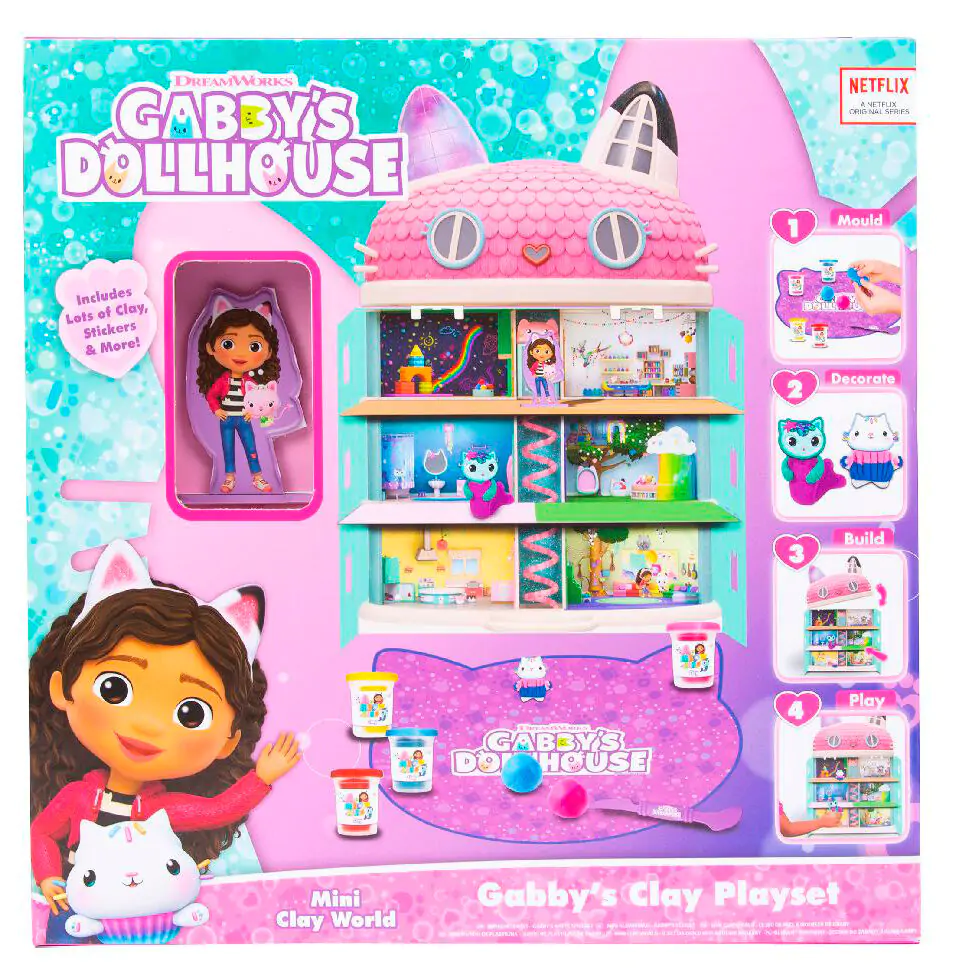 Gabbys Dollhouse mini clay playset product photo