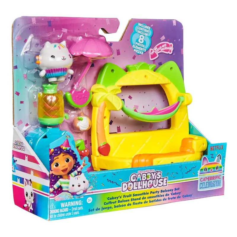 Gabbys Dollouse Cakey Fruit Smoothie Party Balcony Playset product photo