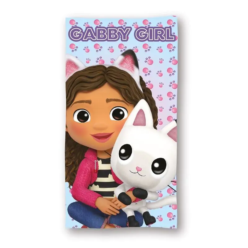 Gabbys Dollhouse microfibre beach towel product photo