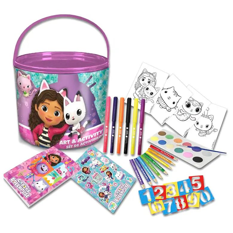 Gabbys Dolls House activity bucket 46pcs termékfotó