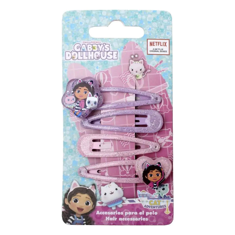 Gabbys Dollshouse set 4 hairpins product photo