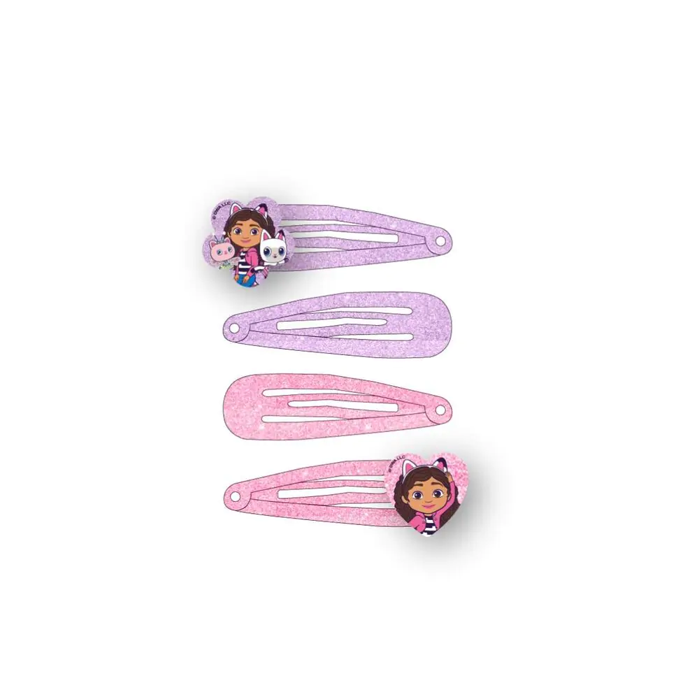 Gabbys Dollshouse set 4 hairpins product photo