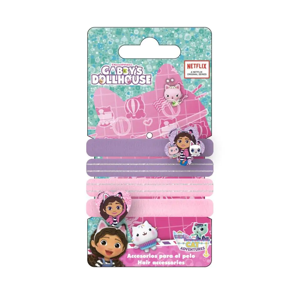 Gabbys Dollshouse set 4 hair scrunchies product photo