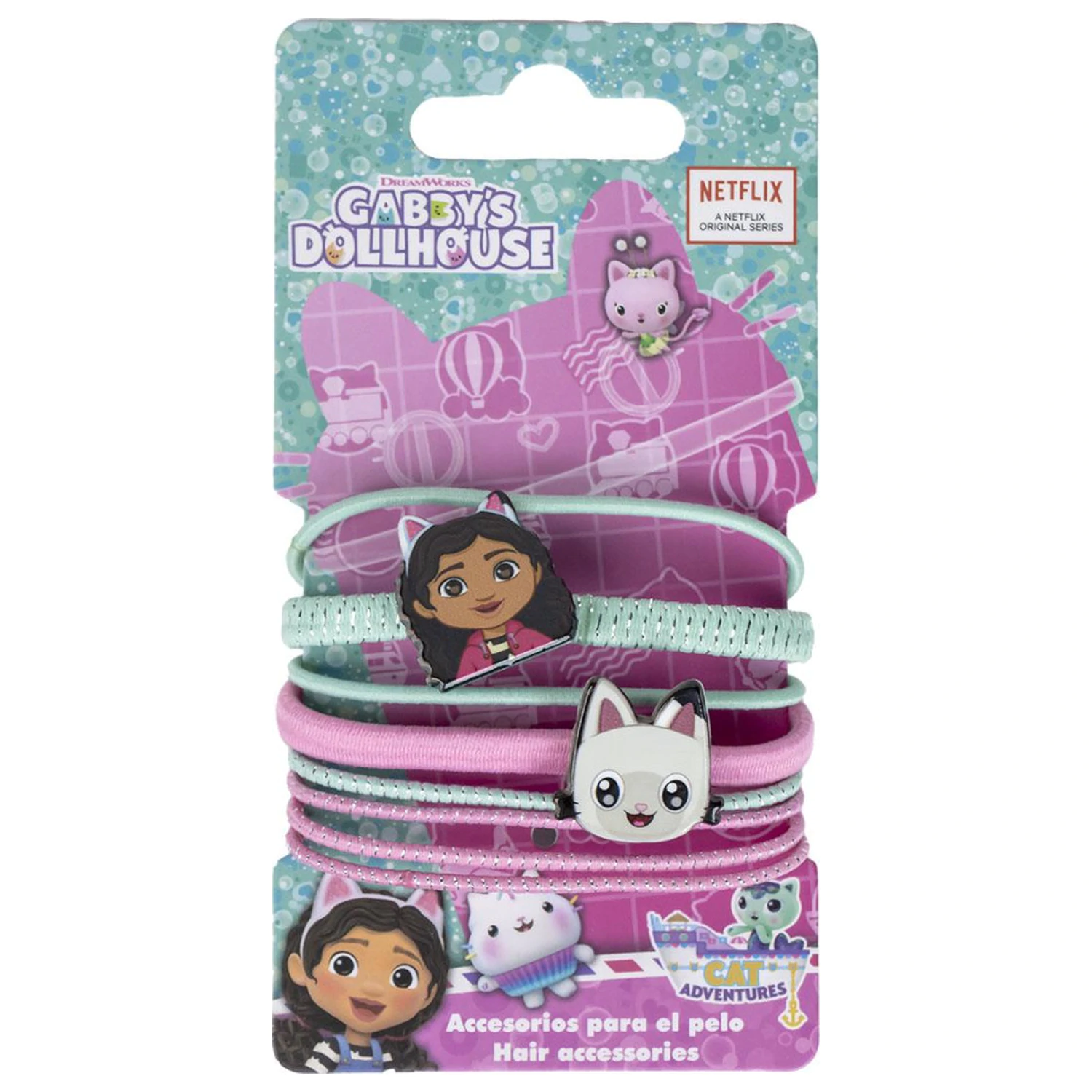Gabi's Dollhouse Adventures Hair Tie Set 8 pcs product photo