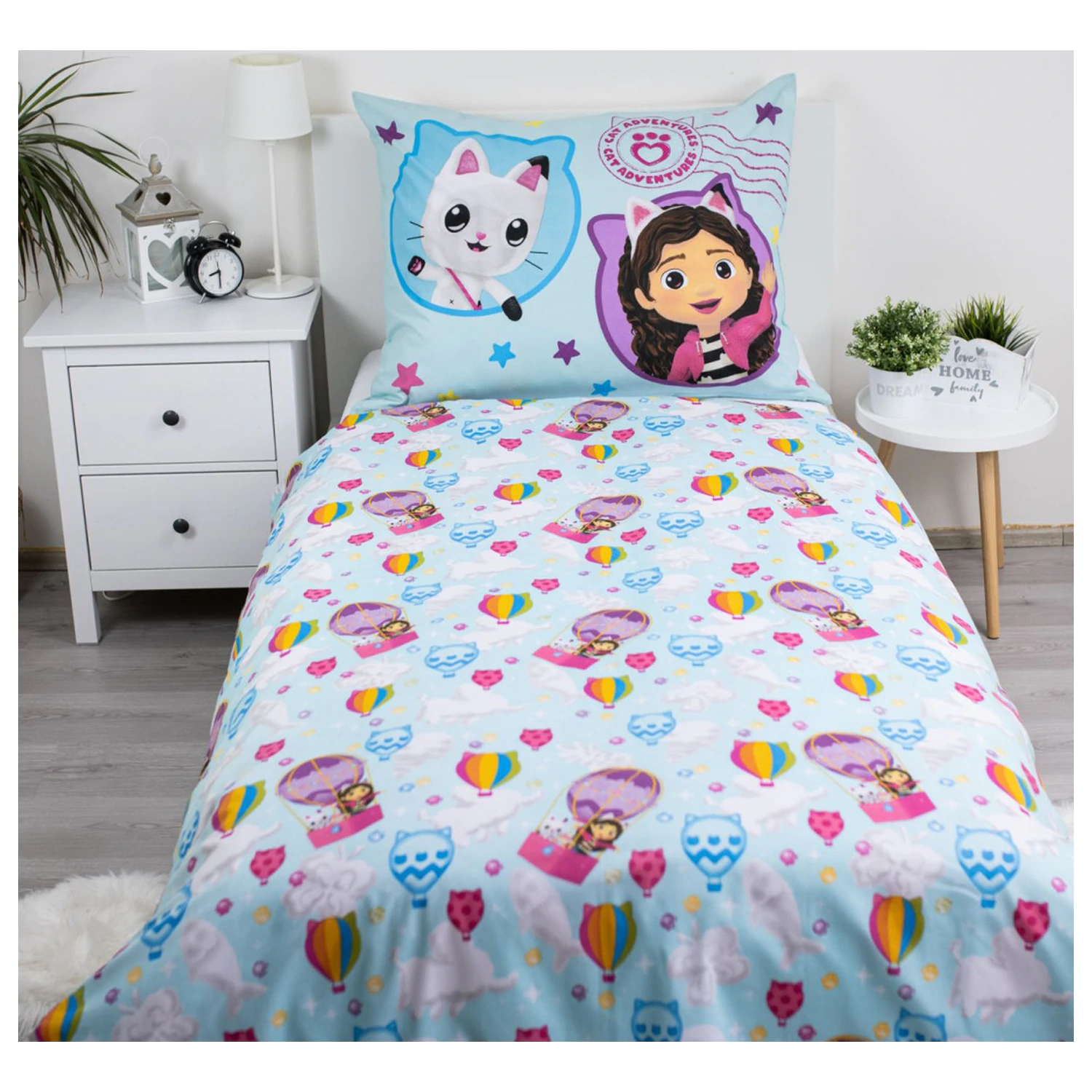 Gabby's Dollhouse Balloon Duvet Cover product photo
