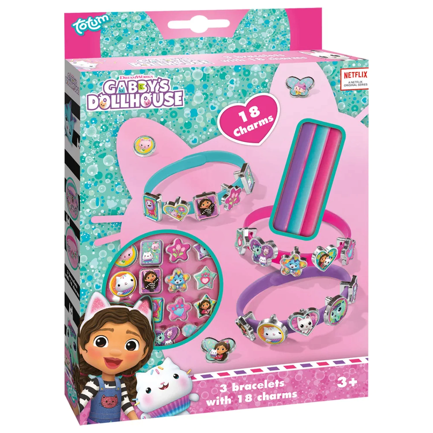 Gabi's Dollhouse Cats Bracelet Making Kit product photo