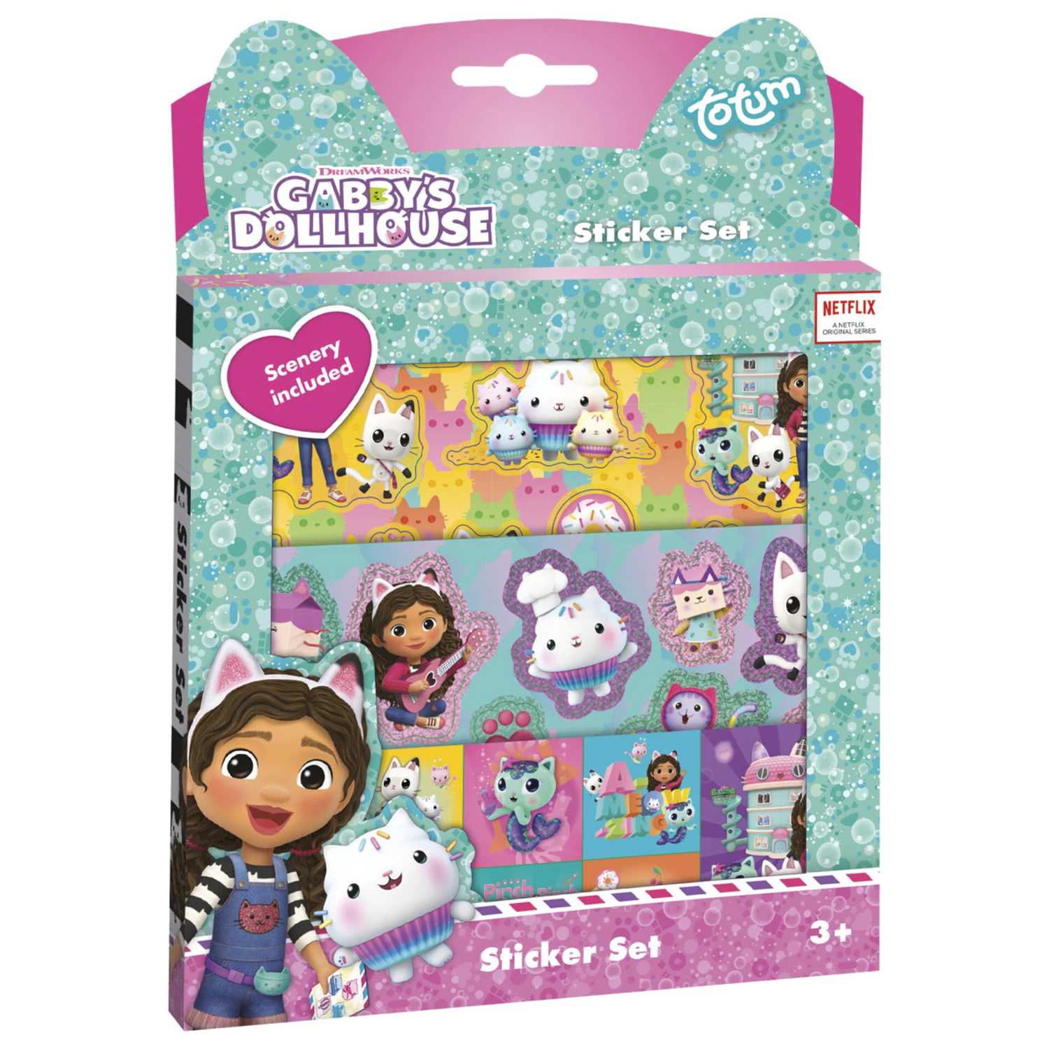 Gabi's Dollhouse Cats Sticker Set product photo