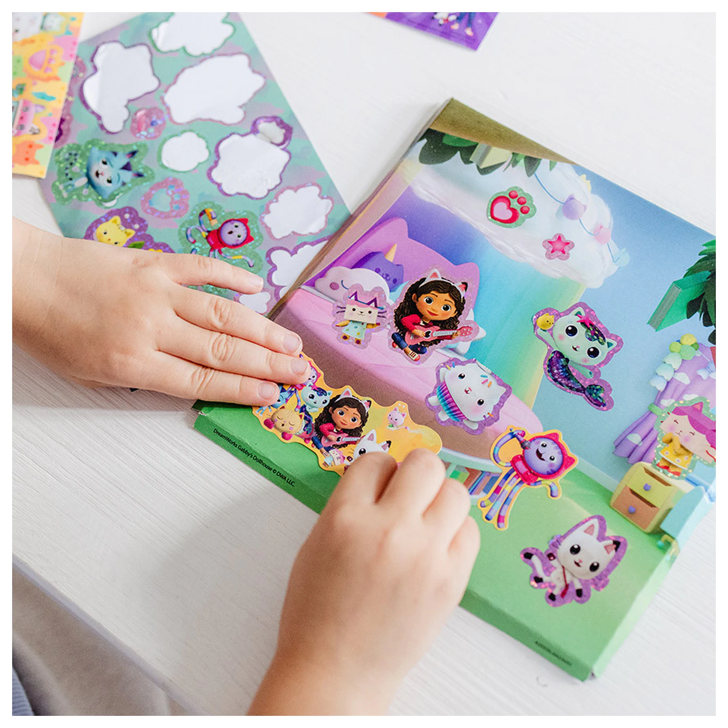 Gabi's Dollhouse Cats Sticker Set product photo