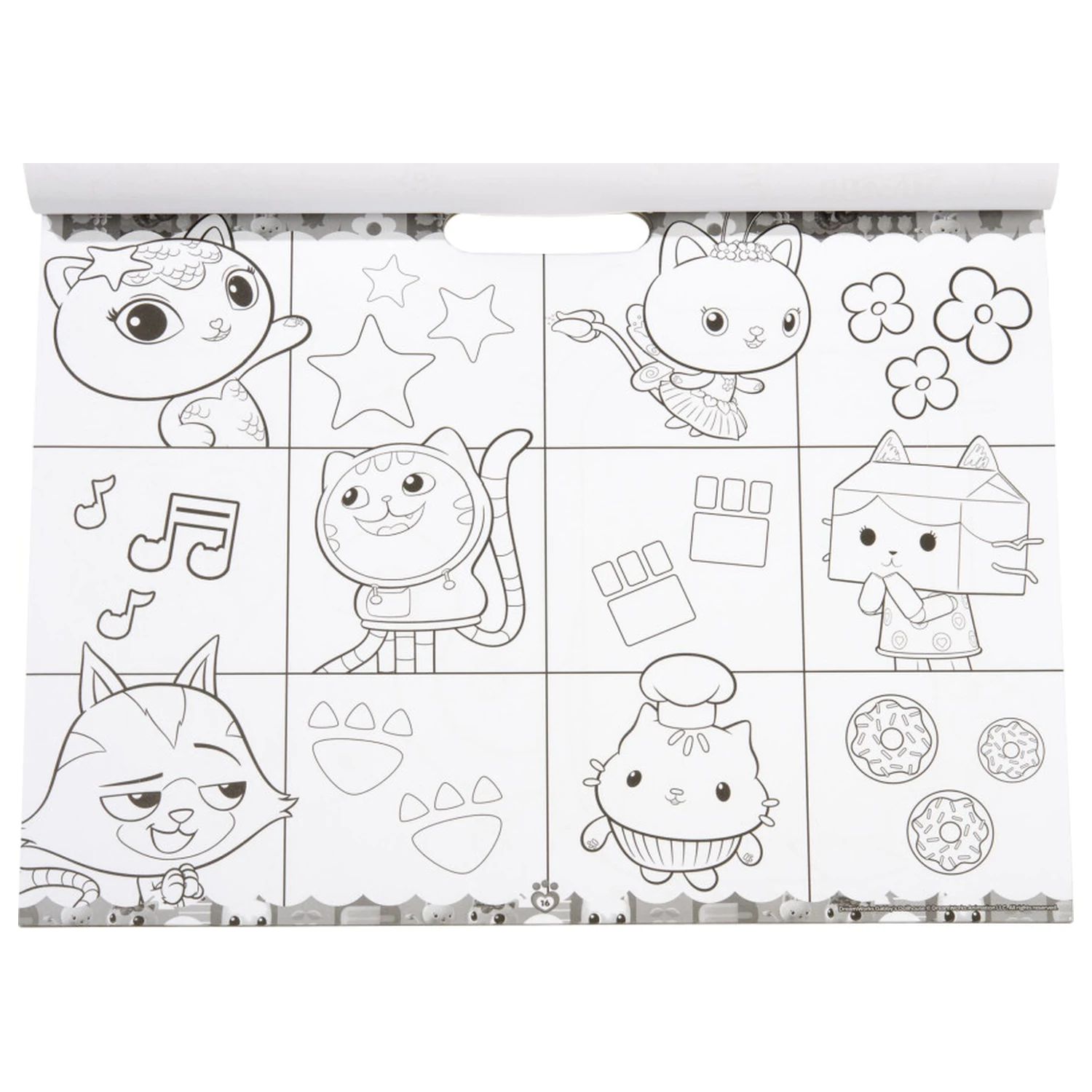 Gabi's Dollhouse Cats Coloring and Activity Set product photo