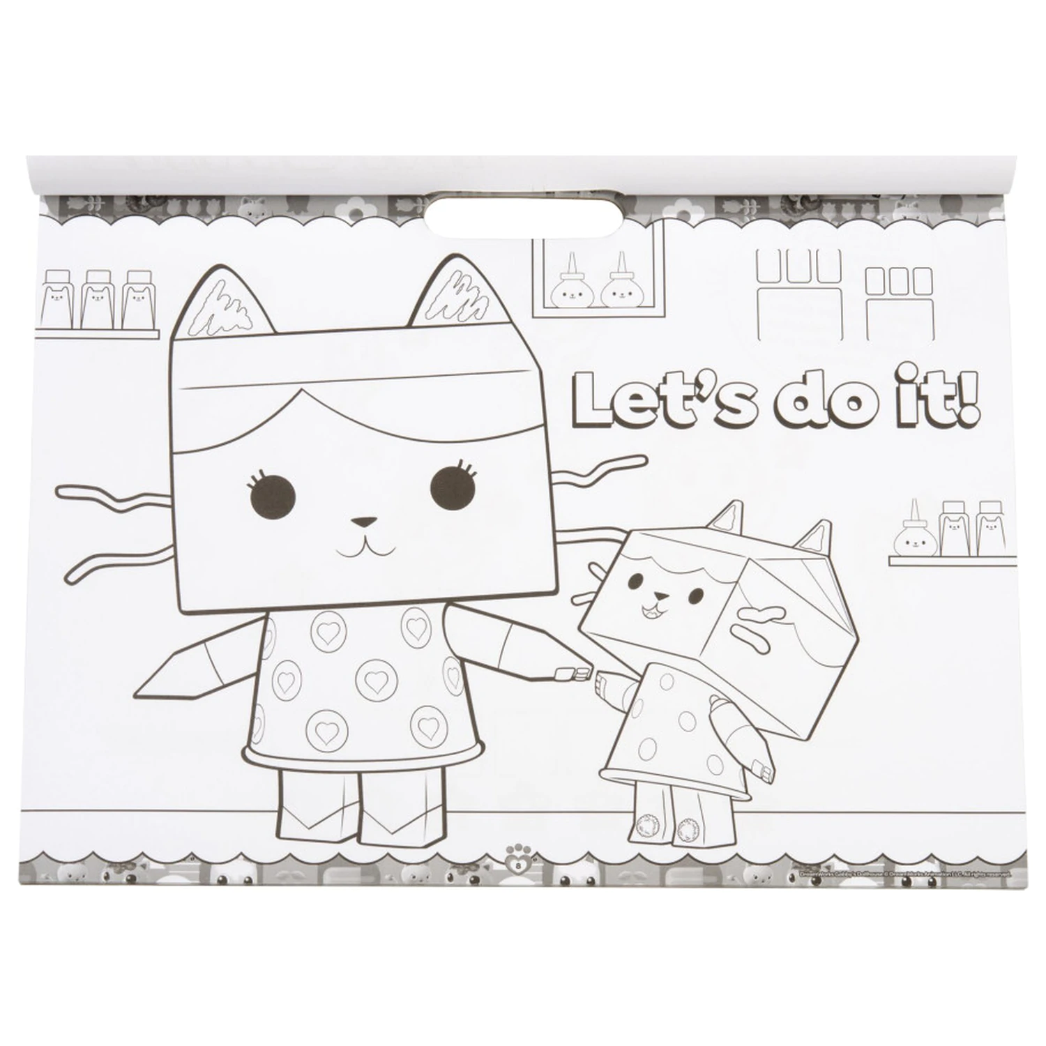 Gabi's Dollhouse Cats Coloring and Activity Set product photo