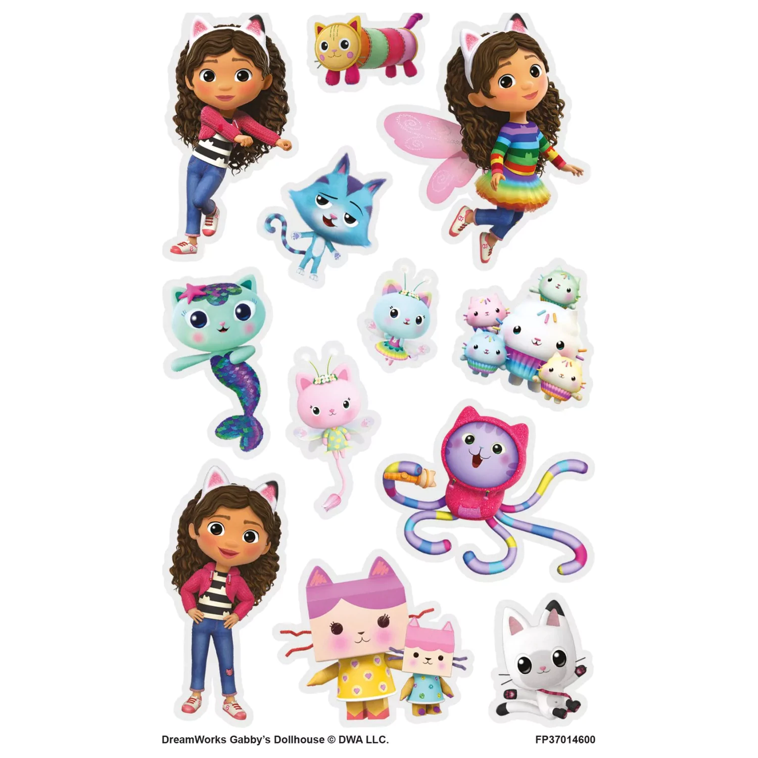 Gabi Dollhouse Cats Tattoo 12-piece product photo