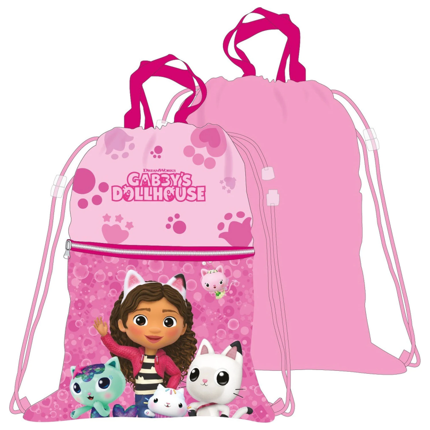 Gabi's Dollhouse Colorful World Deluxe Sports Bag, Gym Bag 45 cm product photo