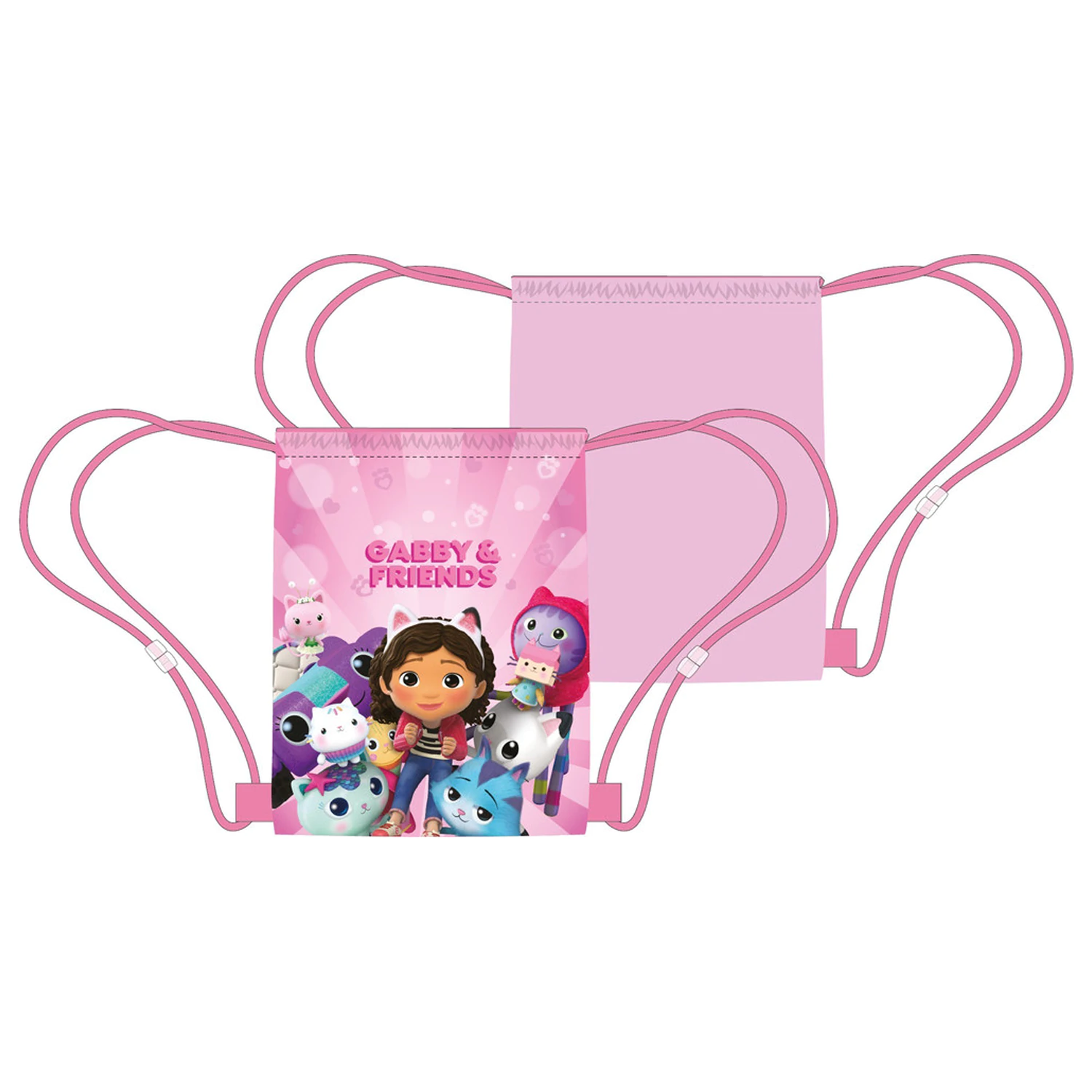 Gabi's Dollhouse Colorful World Sports Bag, Gym Sack 40 cm product photo
